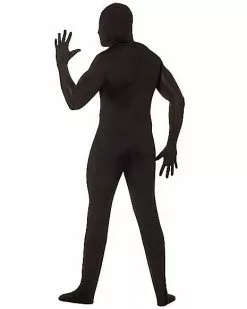 Adult Super Skins Black Zentai Skin Suit Costume -Halloween Shop 01150358 b