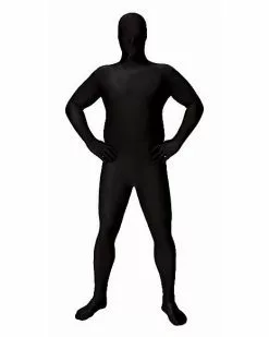 Adult Super Skins Black Zentai Skin Suit Costume -Halloween Shop 01164912 a