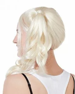 Blonde Pigtail Wig -Halloween Shop 01297597 c