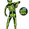 Kids Glow In The Dark Skeleton Morphsuit Costume -Halloween Shop 01303320 a