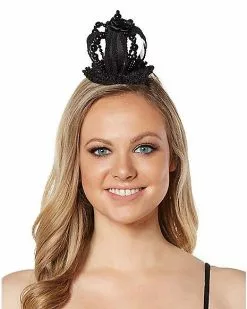 Black Queen Crown Fascinator
