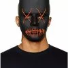 Light Up EL Wire X Eyes Mask -Halloween Shop 01390046 a