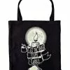 Black Flame Candle Tote Bag - Hocus Pocus -Halloween Shop 01392737 a