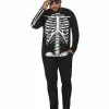 Long Sleeve Skeleton T Shirt -Halloween Shop 01395417 a