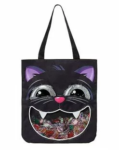 Black Cat Candy Tote Bag