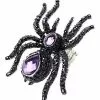 Purple Gem Spider Ring -Halloween Shop 01436096 a
