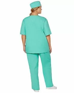 Adult ER Surgeon Plus Size Costume -Halloween Shop 01463249 e