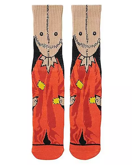 Sam Face Crew Socks - Trick 'r Treat 3 Sam Face Crew Socks - Trick 'r Treat