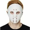 Glow In The Dark Hockey Half Mask -Halloween Shop 01501089 a