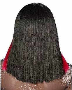 Pink And Black Money Piece Wig 5 Pink And Black Money Piece Wig -Halloween Shop 01519743 b