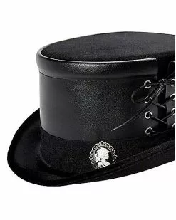 Black Gothic Top Hat -Halloween Shop 01542570 e