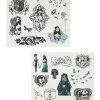 Corpse Bride Temporary Tattoos -Halloween Shop 01542885 a