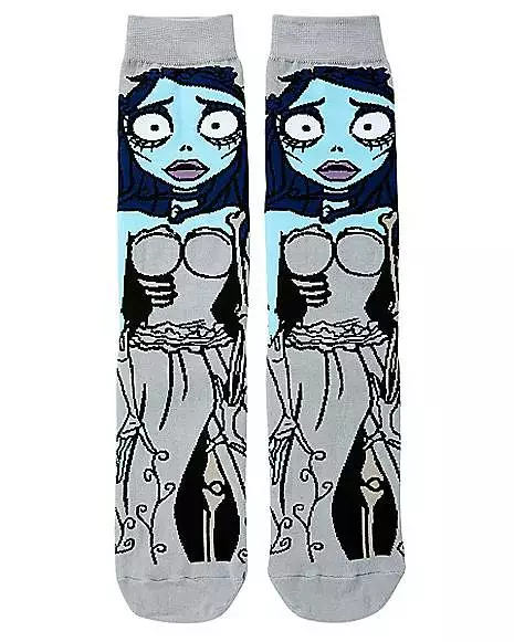 360 Corpse Bride Crew Socks 3 360 Corpse Bride Crew Socks