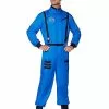 Adult Blue NASA Jumpsuit Costume