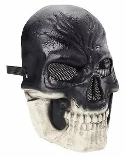 Light-Up Dark Skeleton Mask -Halloween Shop 01558808 e