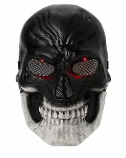 Light-Up Dark Skeleton Mask -Halloween Shop 01558808 f