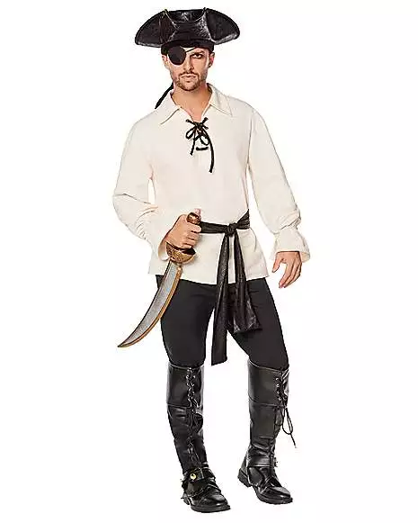 Pirate Shirt And Belt Costume Kit 3 Pirate Shirt And Belt Costume Kit