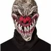 UV Light Reactive Last Laugh Hooded Mask -Halloween Shop 01579739 a