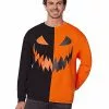 Adult Jack-O'-Lantern Sweatshirt 2 Adult Jack-O'-Lantern Sweatshirt -Halloween Shop 01583046 a