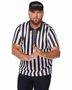 Adult Referee Plus Size Costume Kit