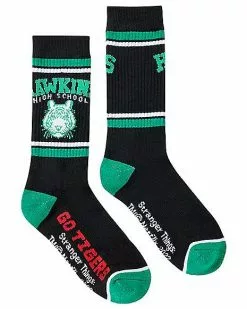 Go Tigers Crew Socks - Stranger Things