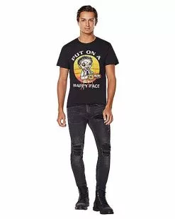 Happy Leatherface T Shirt - Texas Chainsaw Massacre -Halloween Shop 01598036 c