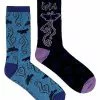 Corpse Bride Crew Socks - 2 Pack -Halloween Shop 01602598 a