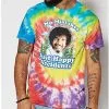 Happy Accidents Tie Dye Bob Ross T Shirt -Halloween Shop 03211547 a