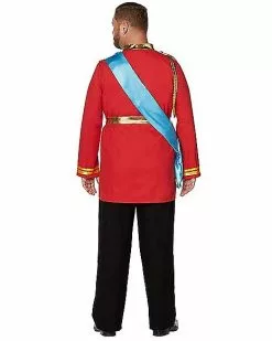 Adult English Prince Plus Size Costume -Halloween Shop 07574114 b