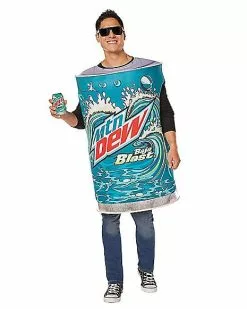 Adult 3D Mountain Dew Baja Blast Costume